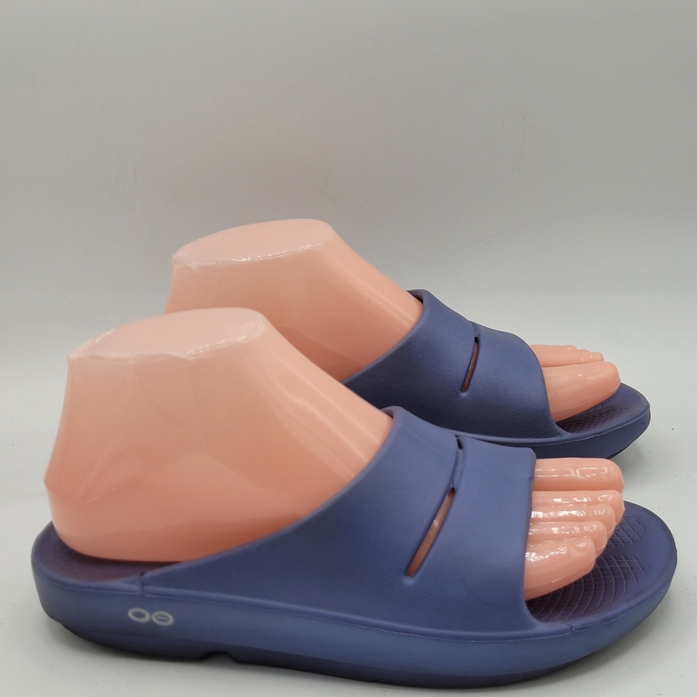 Oofoos Ooahh Purple Slides Size 7 In Women 5 In Mens - Picture 5 of 16